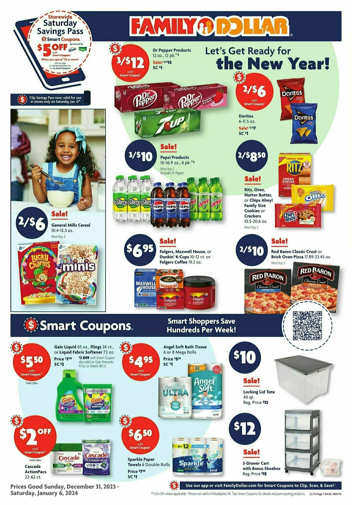 Family Dollar Weekly Ad from December 31