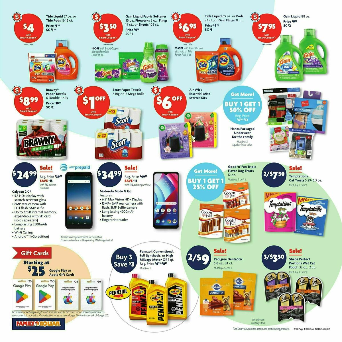 Family Dollar Weekly Ad from February 18
