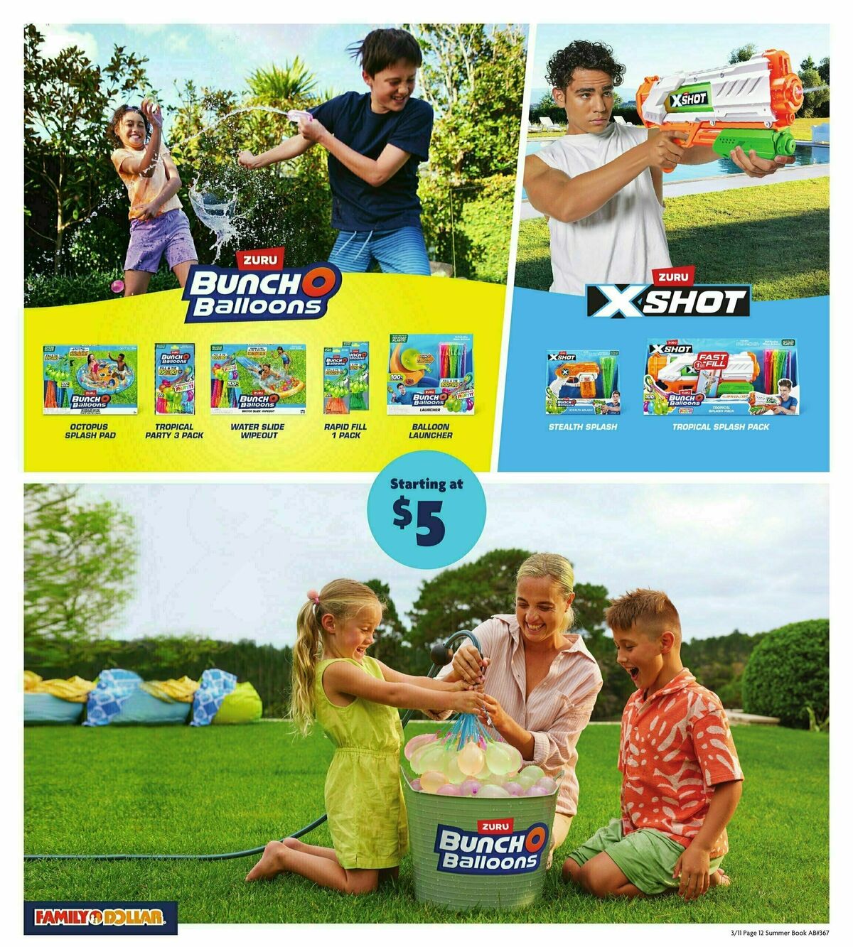 Family Dollar Summer Book Weekly Ad from March 11