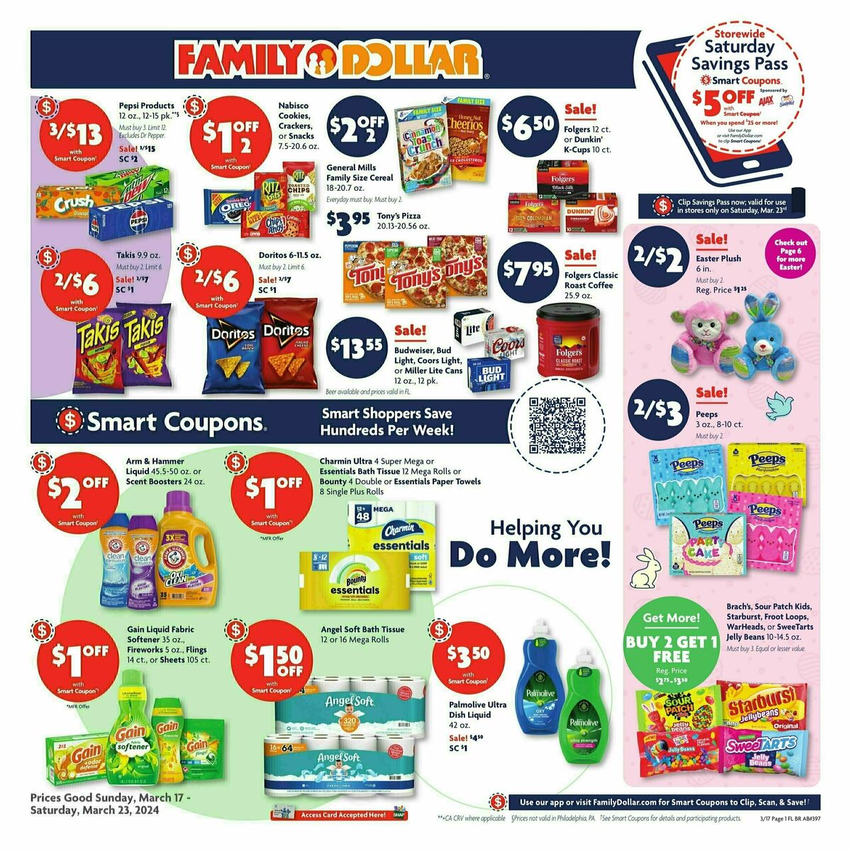 Family Dollar Weekly Ad from March 17