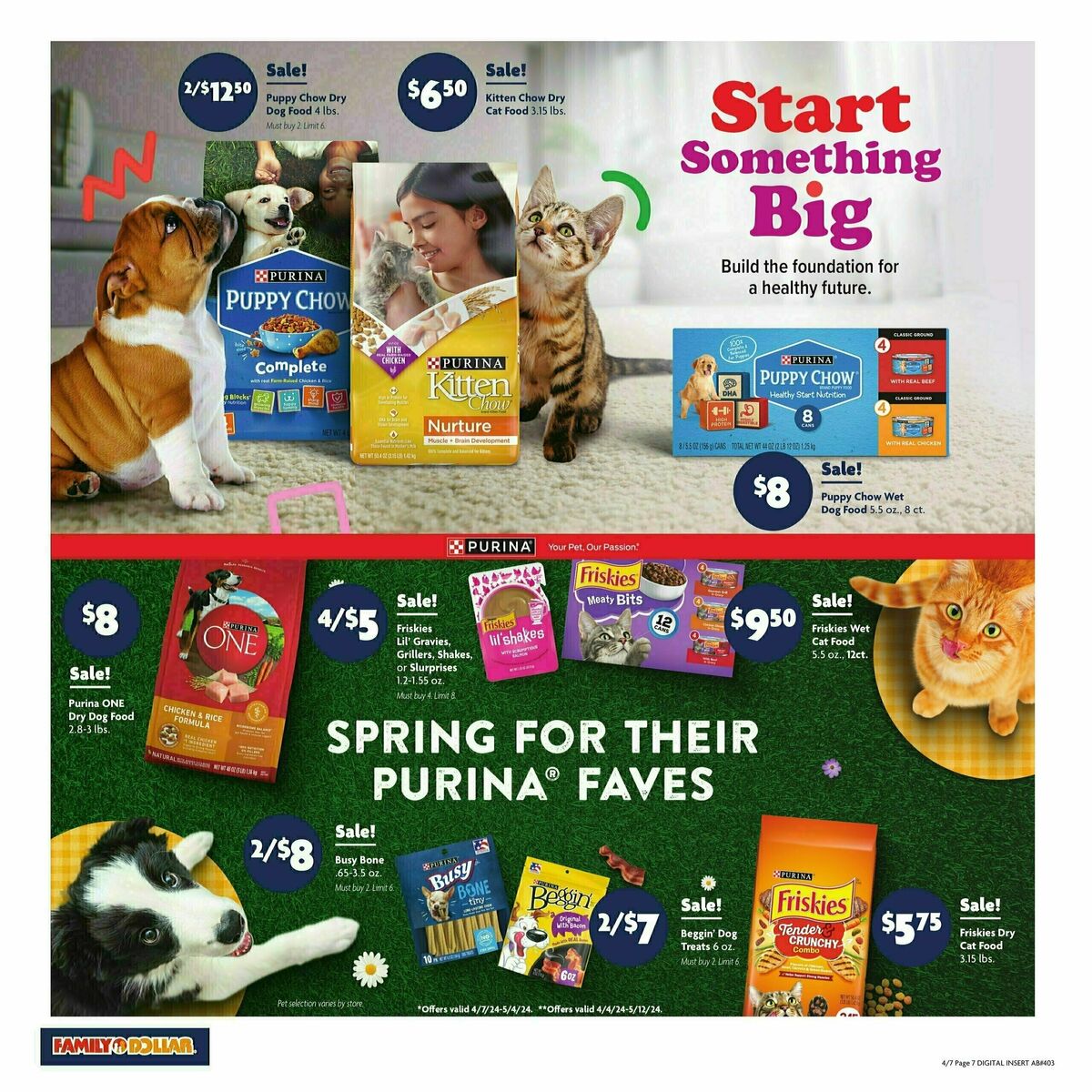 Family Dollar Weekly Ad from April 7
