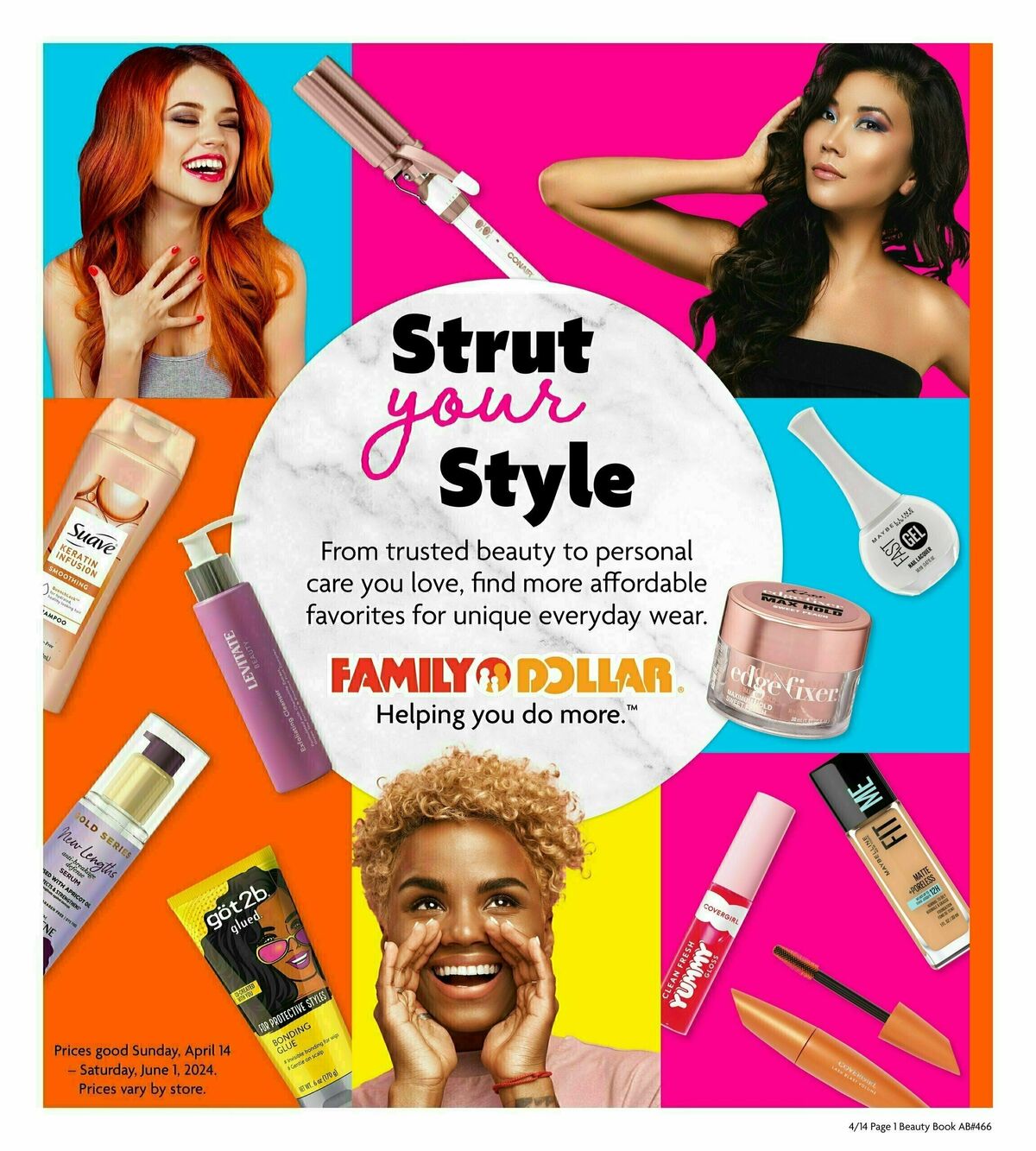 Family Dollar Beauty Book Weekly Ad from April 14