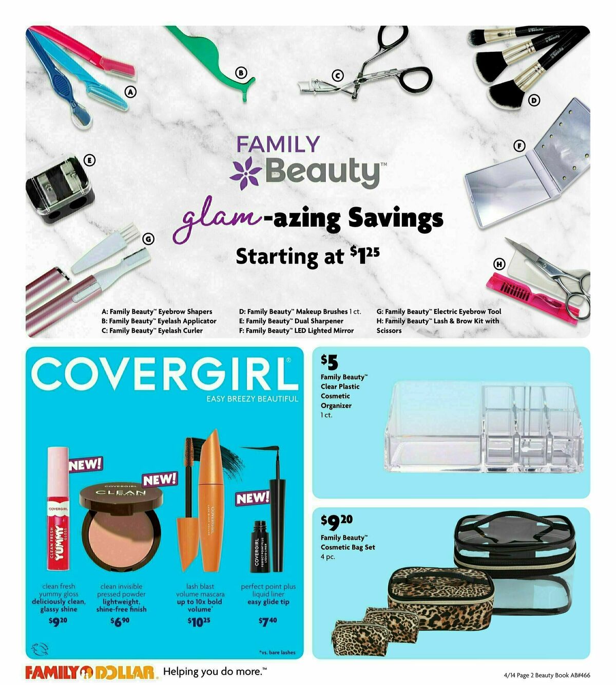 Family Dollar Beauty Book Weekly Ad from April 14