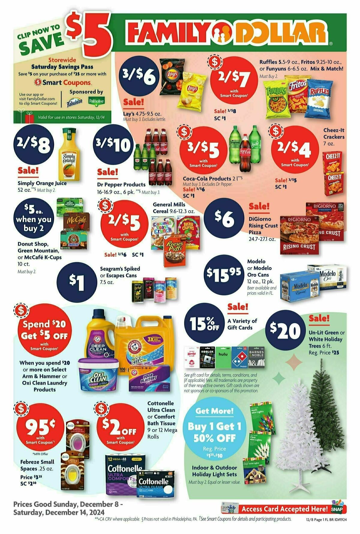 Family Dollar Weekly Ad from December 8