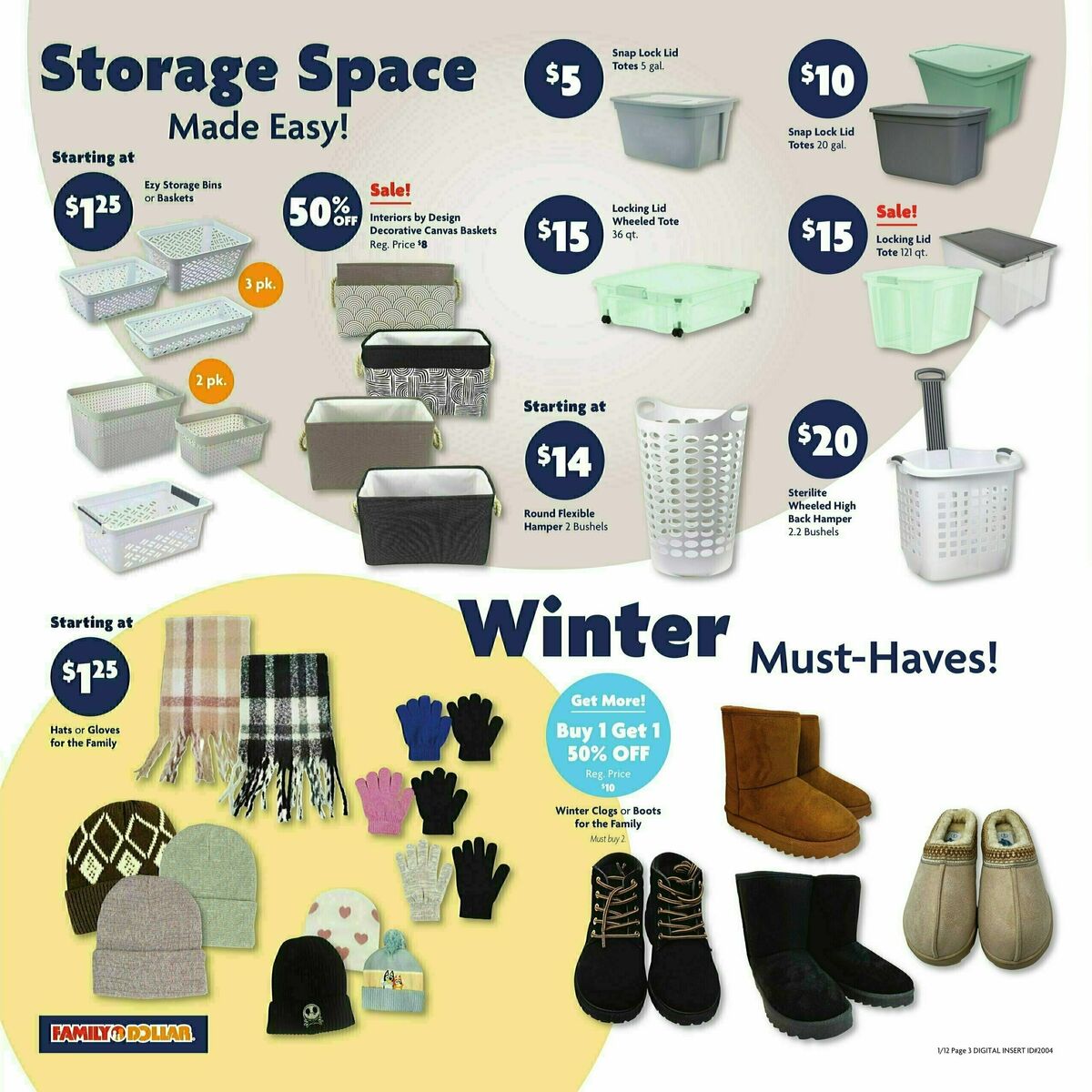 Family Dollar Weekly Ad from January 12