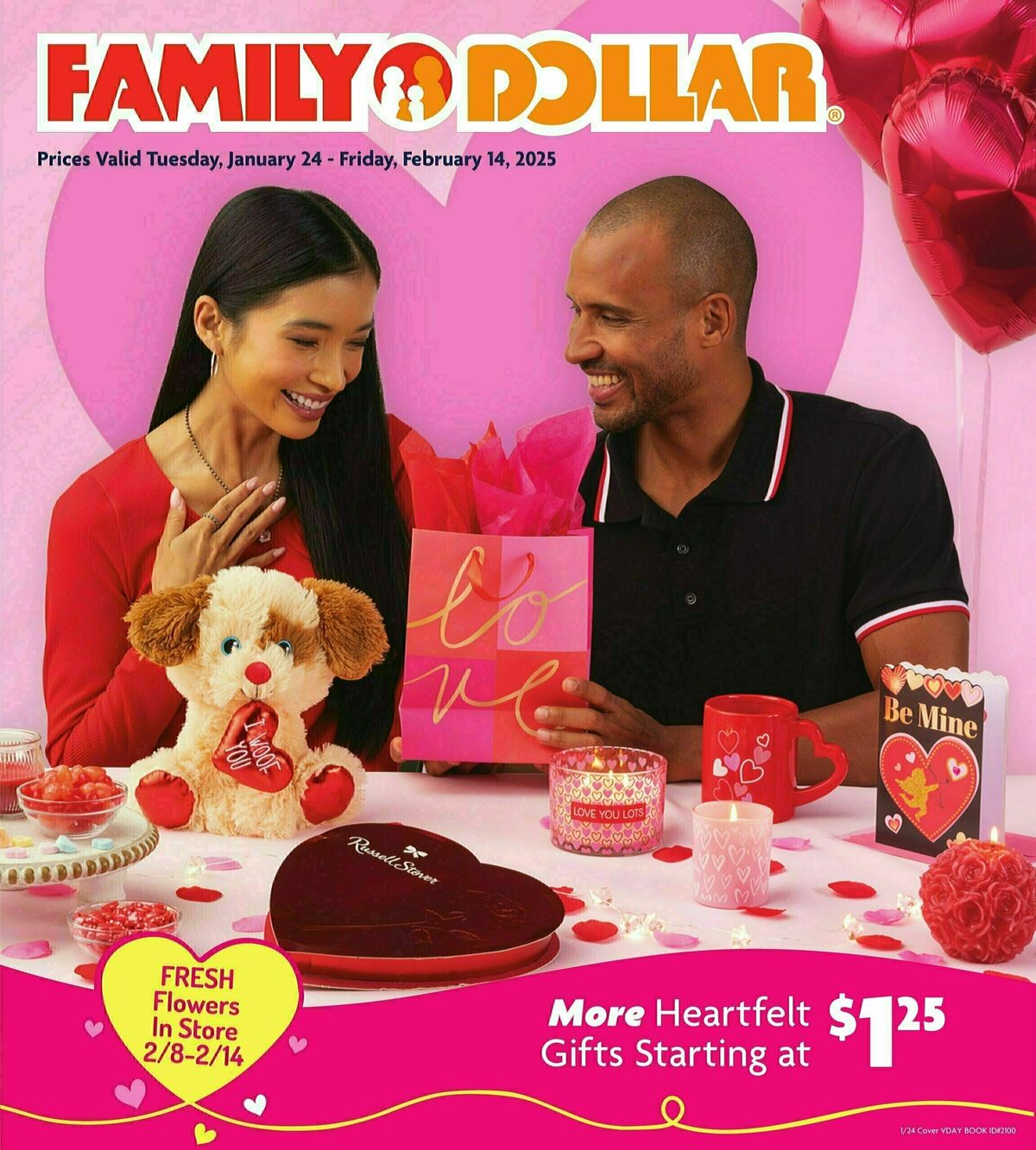 Family Dollar Valentine's Day Book Weekly Ad from January 24