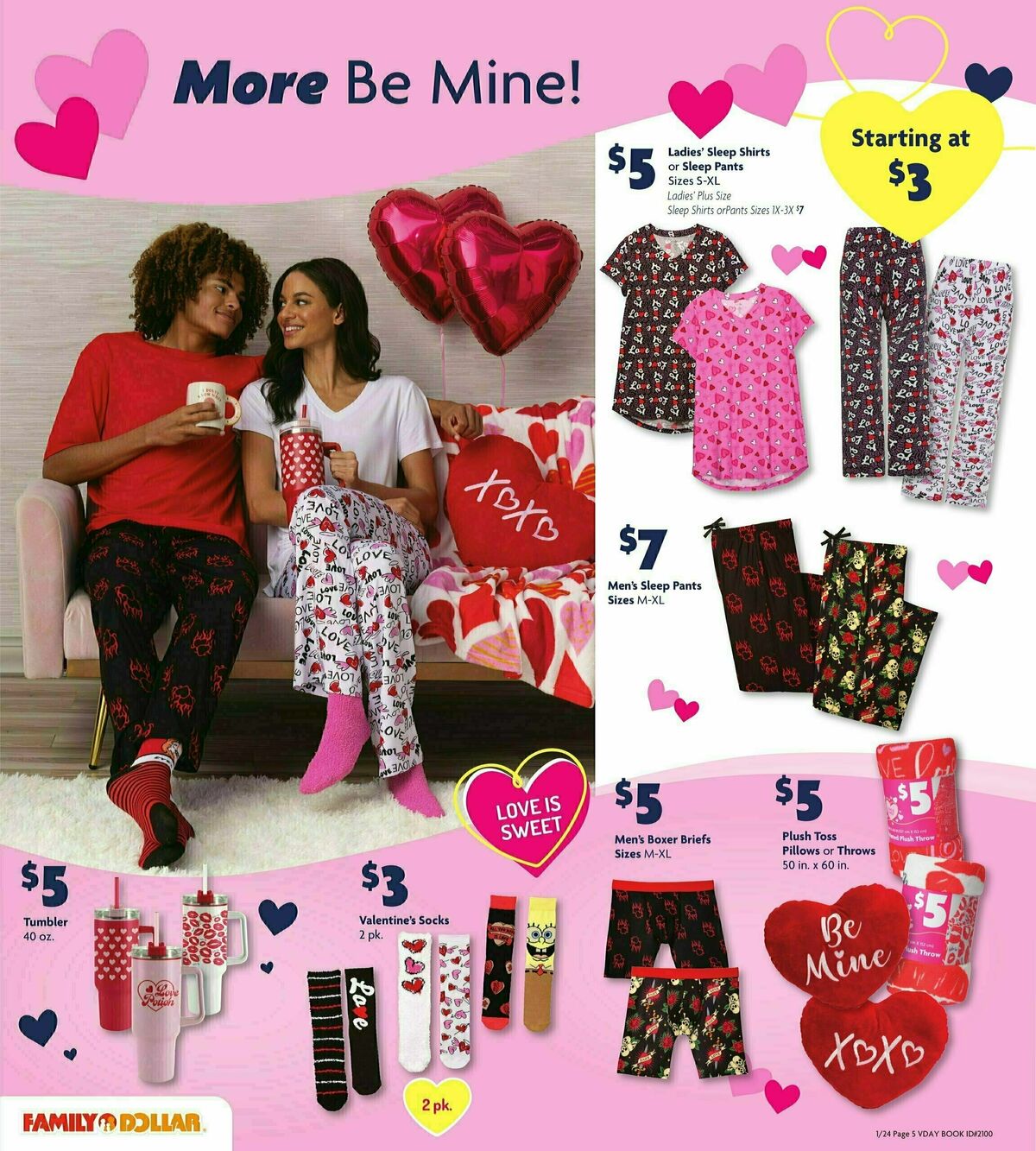 Family Dollar Valentine's Day Book Weekly Ad from January 24