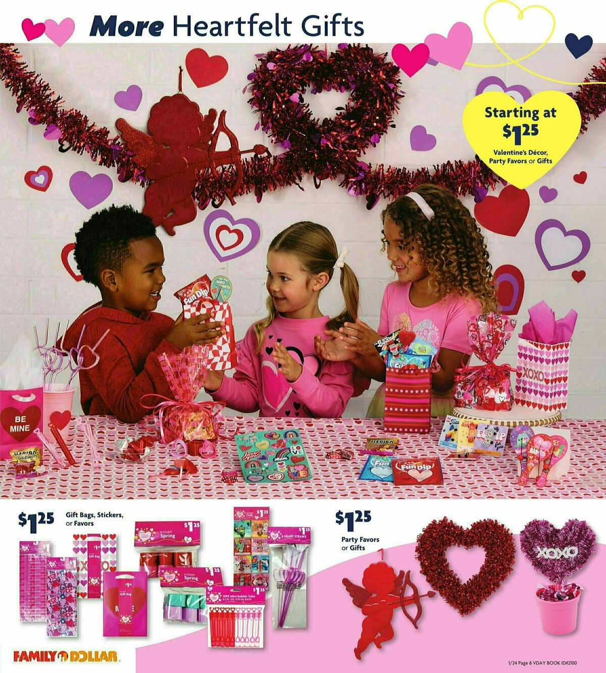 Family Dollar Valentine's Day Book Weekly Ad from January 24