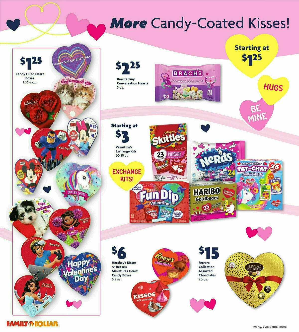 Family Dollar Valentine's Day Book Weekly Ad from January 24