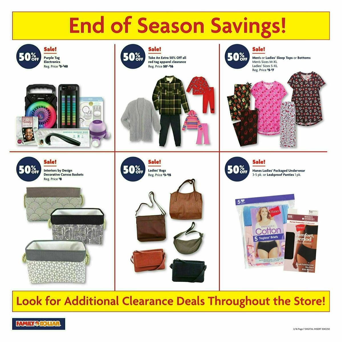 Family Dollar Weekly Ad from February 16