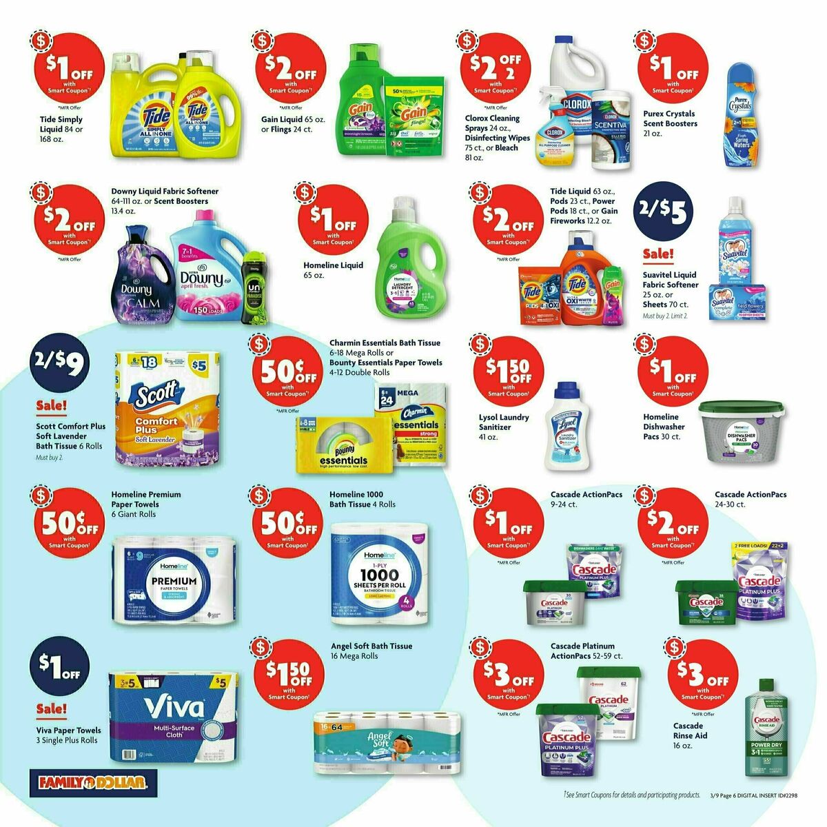Family Dollar Weekly Ad from March 9