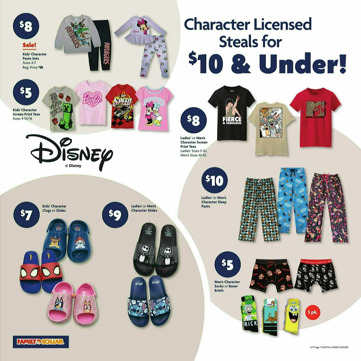 Family Dollar Weekly Ad from March 9