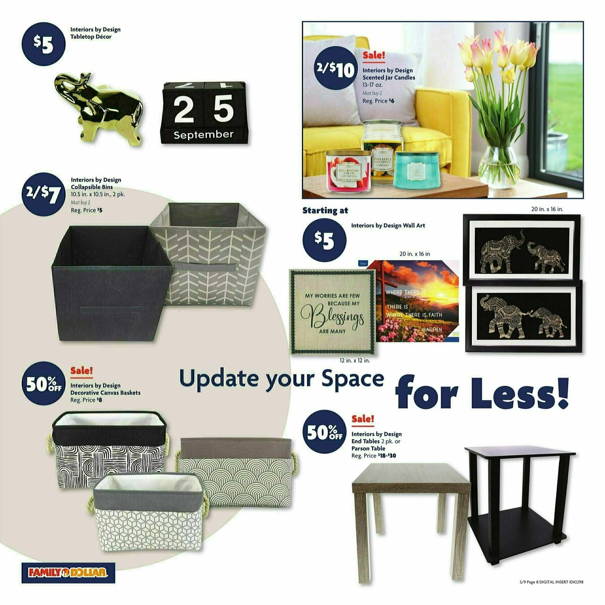 Family Dollar Weekly Ad from March 9