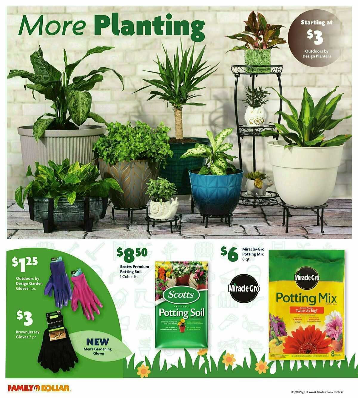 Family Dollar Lawn & Garden Book Weekly Ad from March 30
