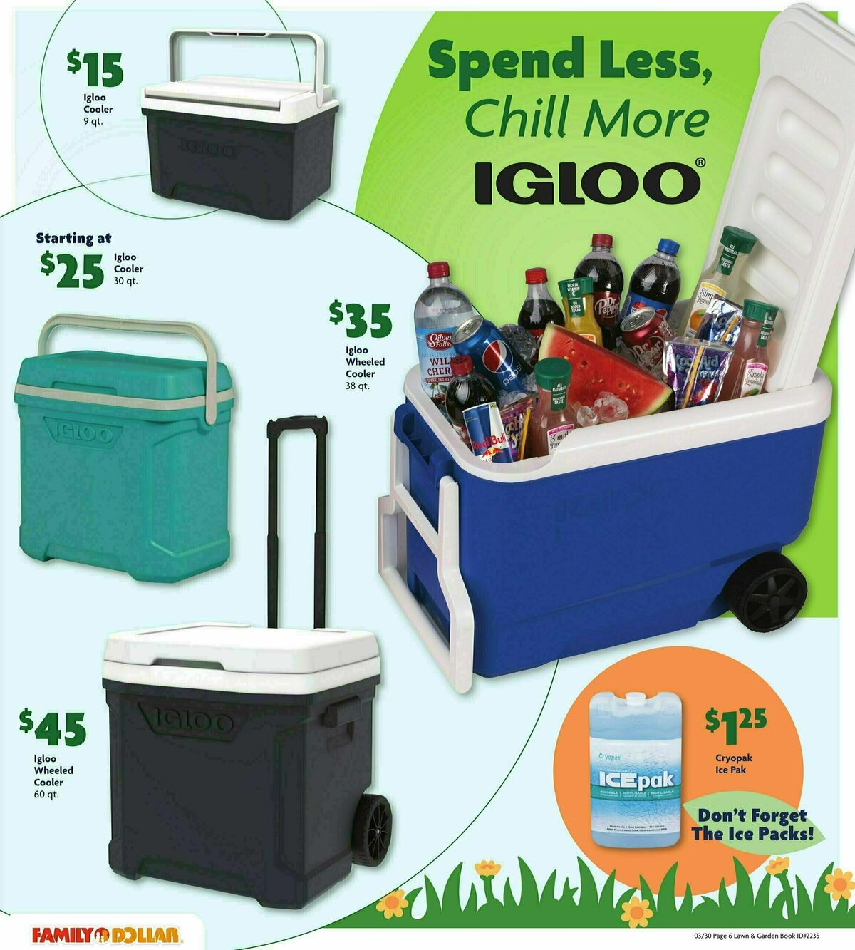 Family Dollar Lawn & Garden Book Weekly Ad from March 30