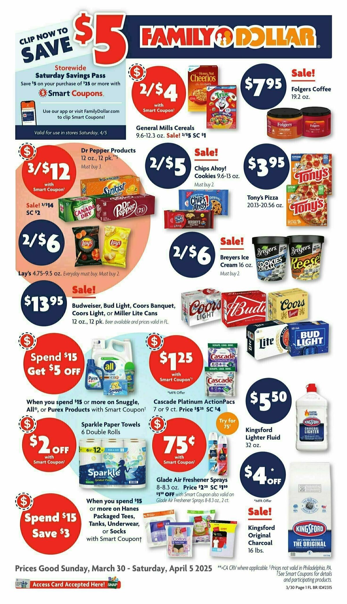 Family Dollar Weekly Ad from March 30