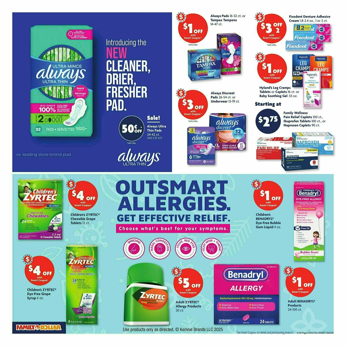 Family Dollar Weekly Ad from March 30