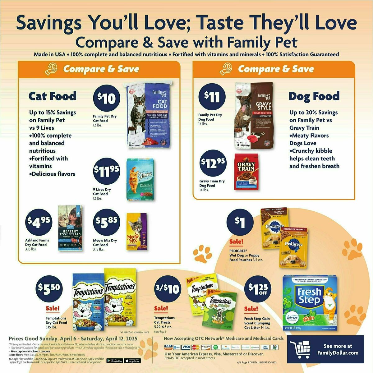 Family Dollar Weekly Ad from April 6