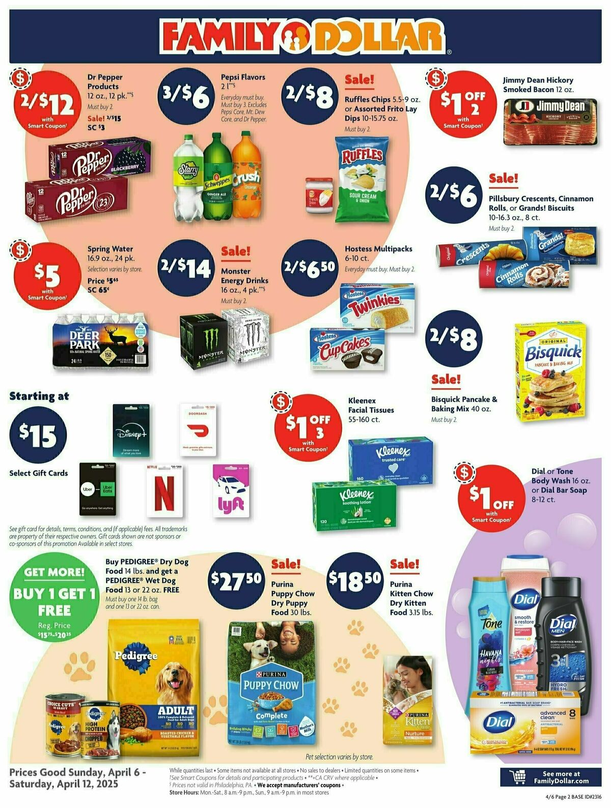 Family Dollar Weekly Ad from April 6