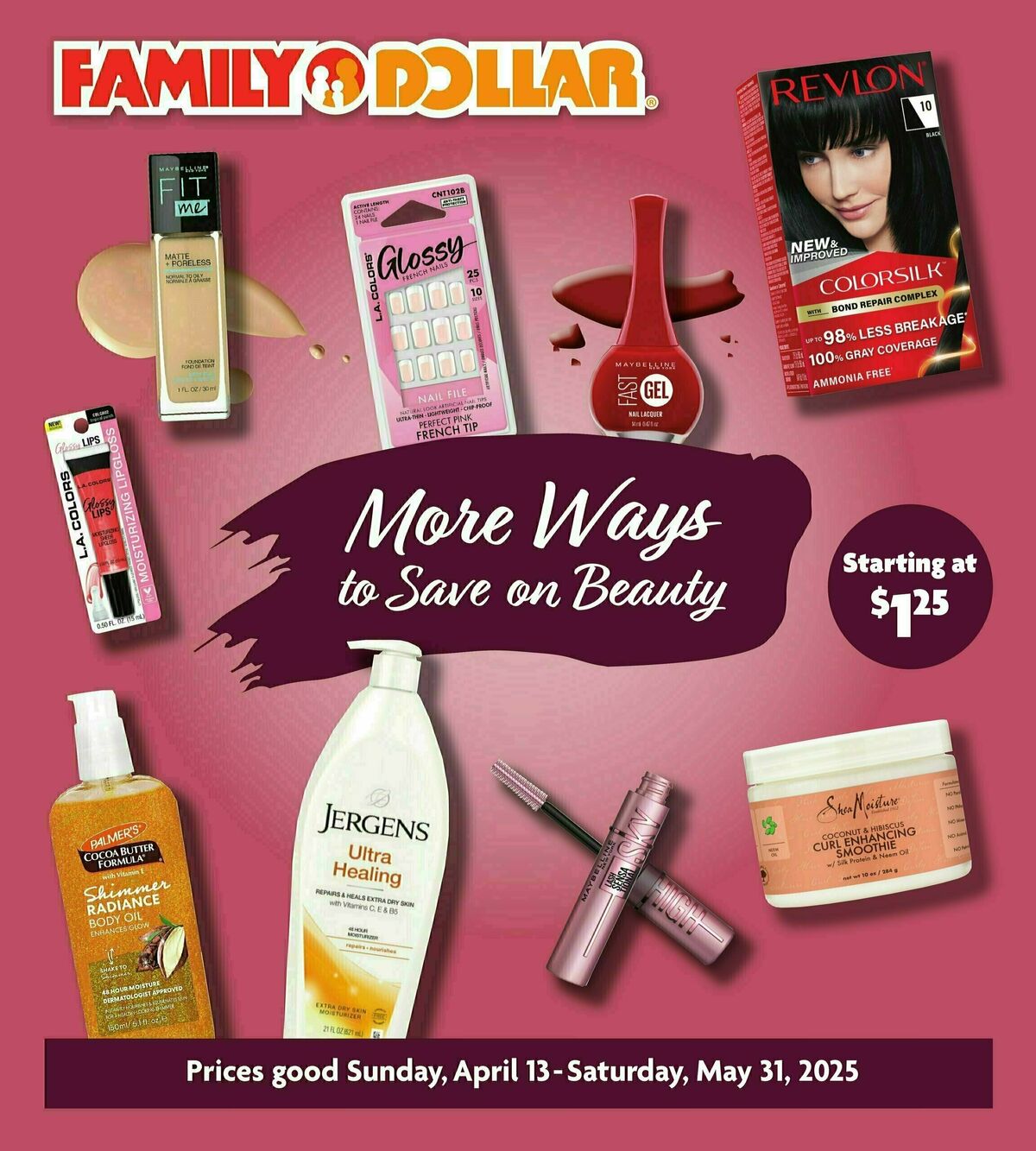 Family Dollar Beauty Book Weekly Ad from April 13