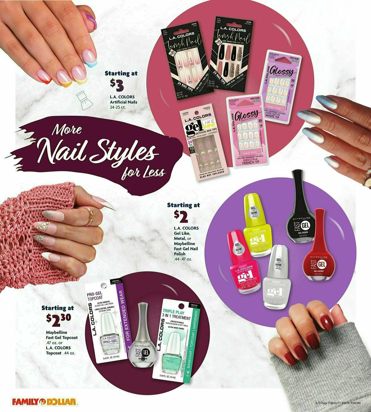 Family Dollar Beauty Book Weekly Ad from April 13