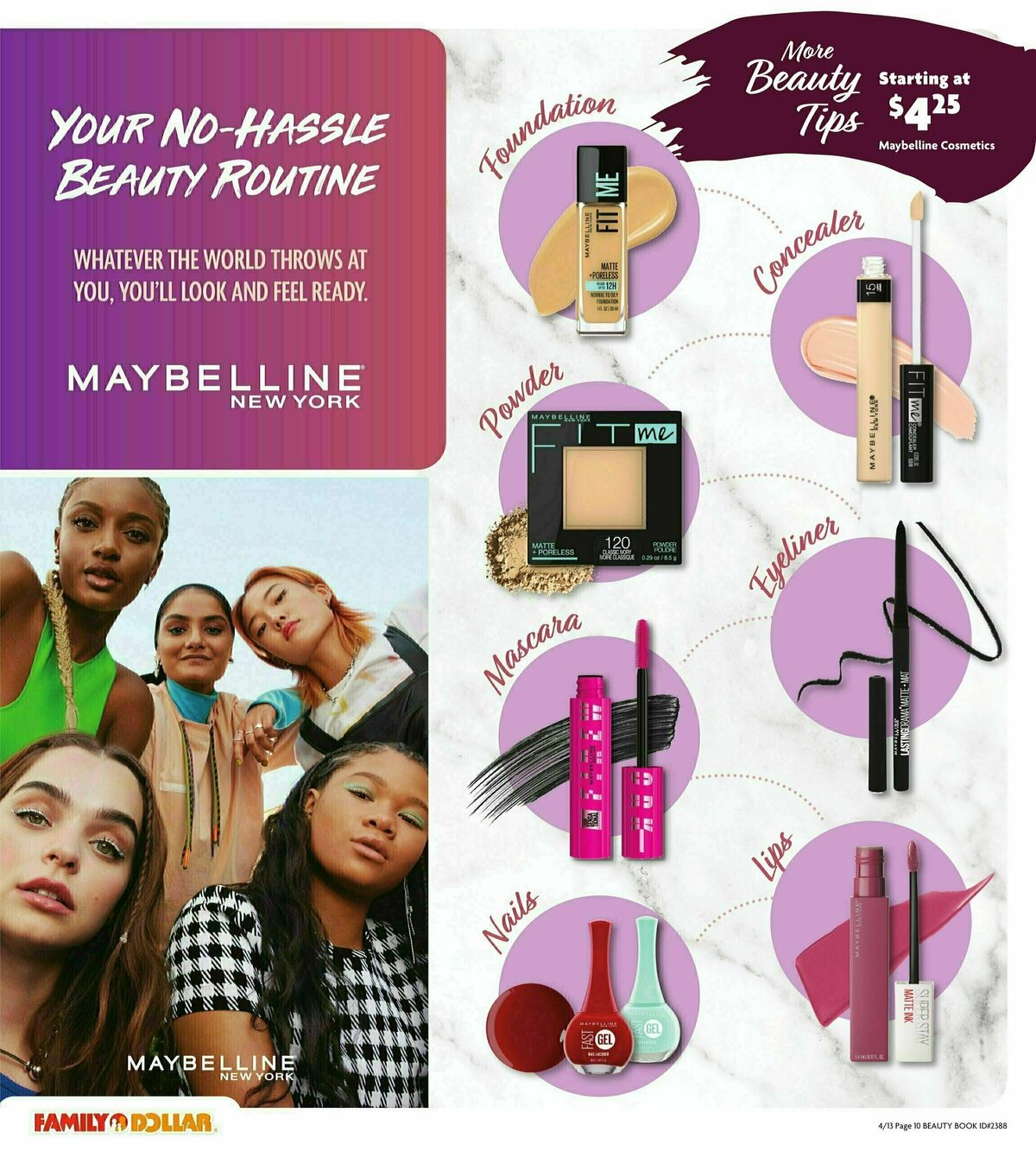 Family Dollar Beauty Book Weekly Ad from April 13