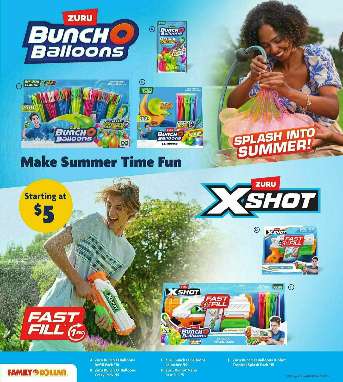 Family Dollar Summer Book Weekly Ad from May 18