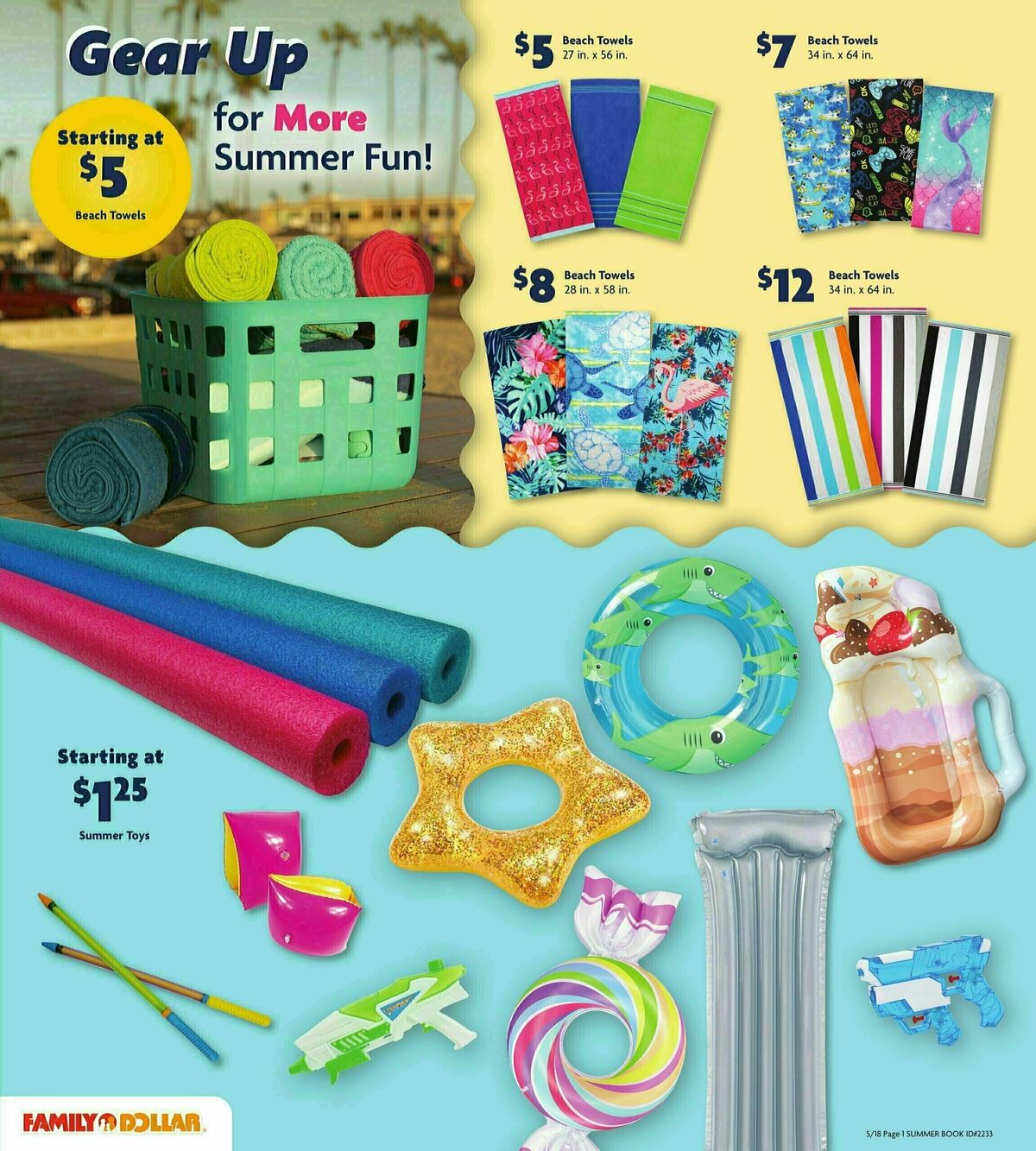 Family Dollar Summer Book Weekly Ad from May 18