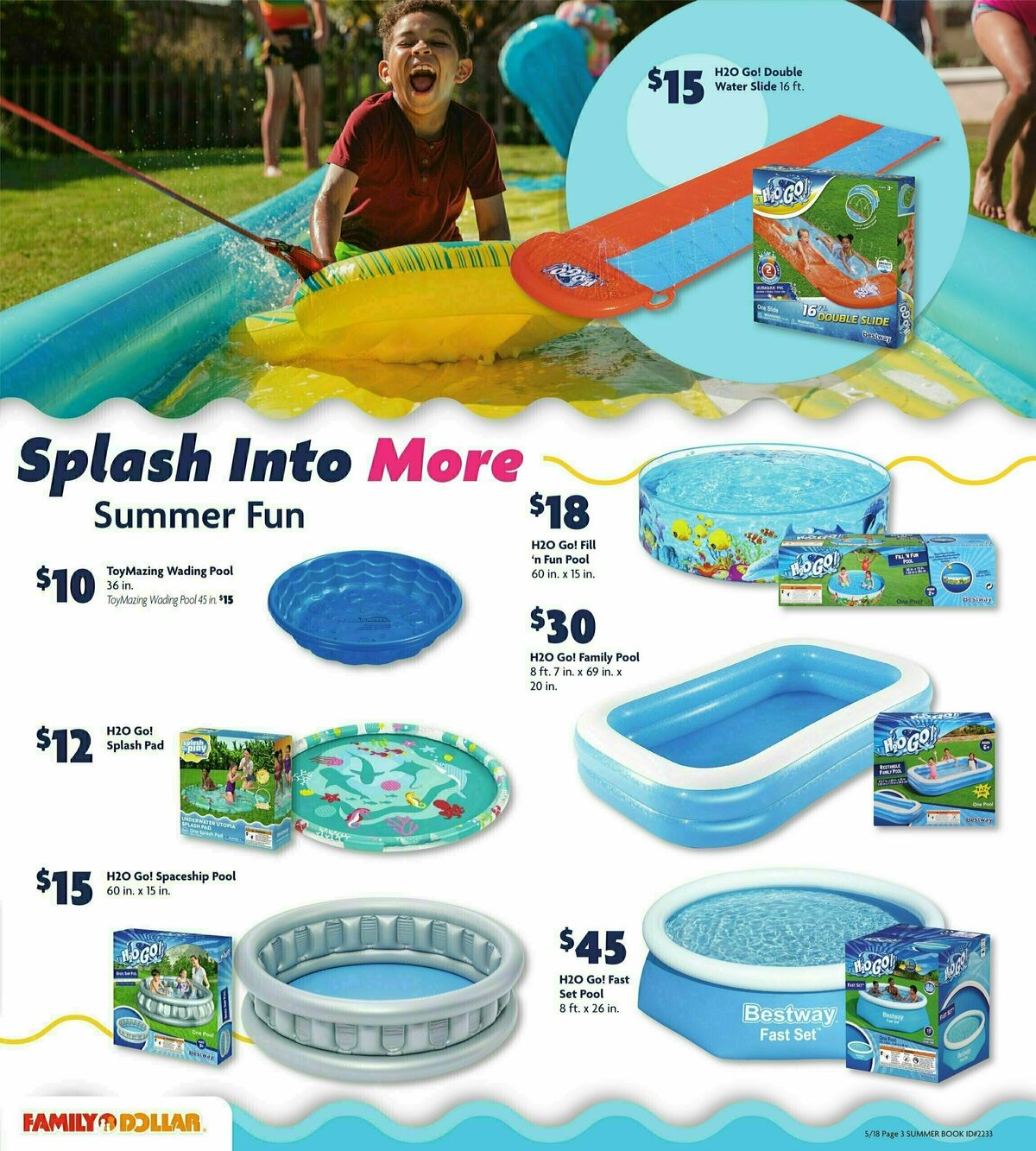 Family Dollar Summer Book Weekly Ad from May 18