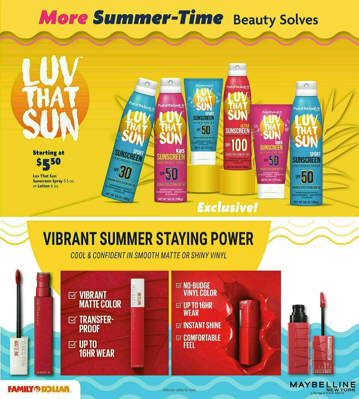 Family Dollar Summer Book Weekly Ad from May 18