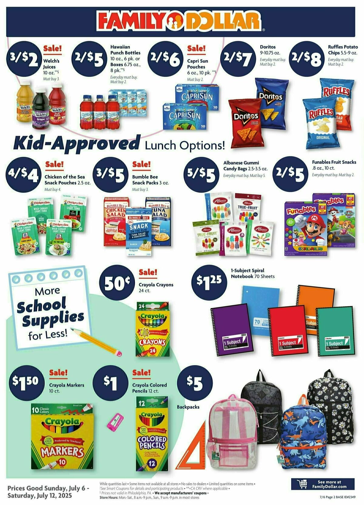 Family Dollar Weekly Ad from July 6