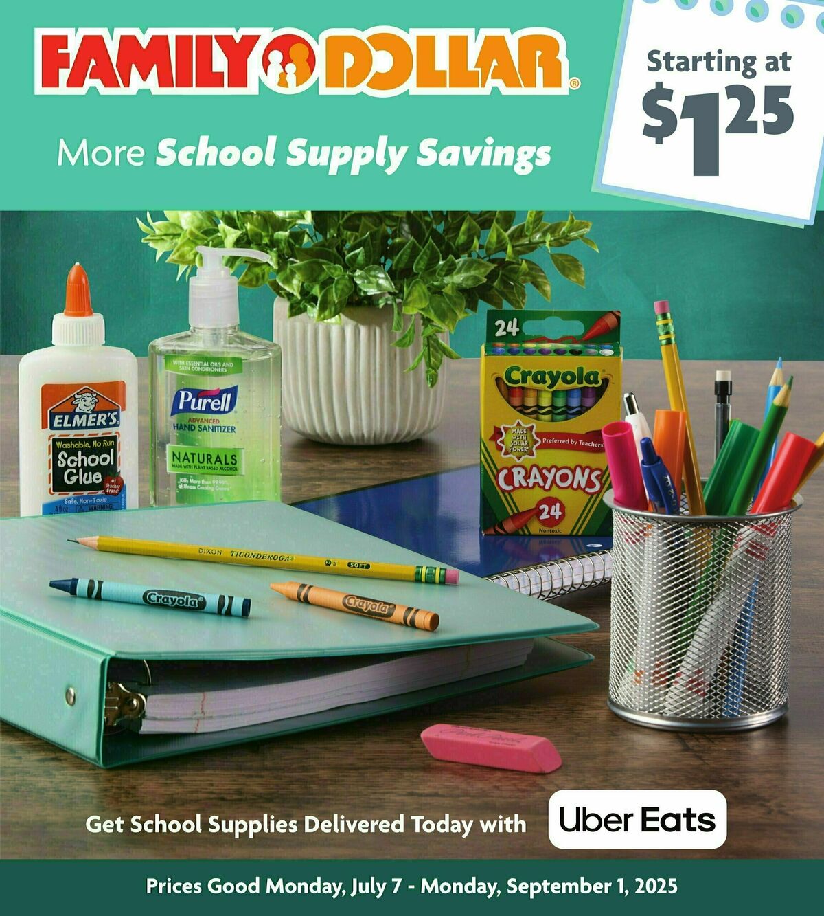 Family Dollar Back To School Book Weekly Ad from July 7