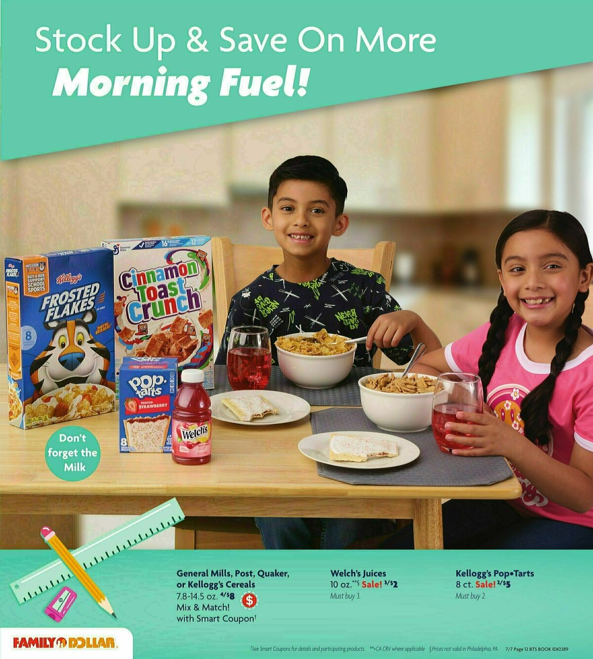 Family Dollar Back To School Book Weekly Ad from July 7