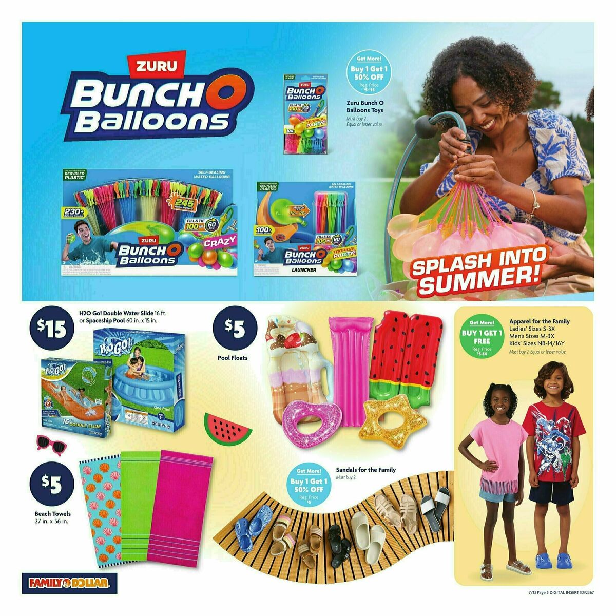 Family Dollar Weekly Ad from July 13