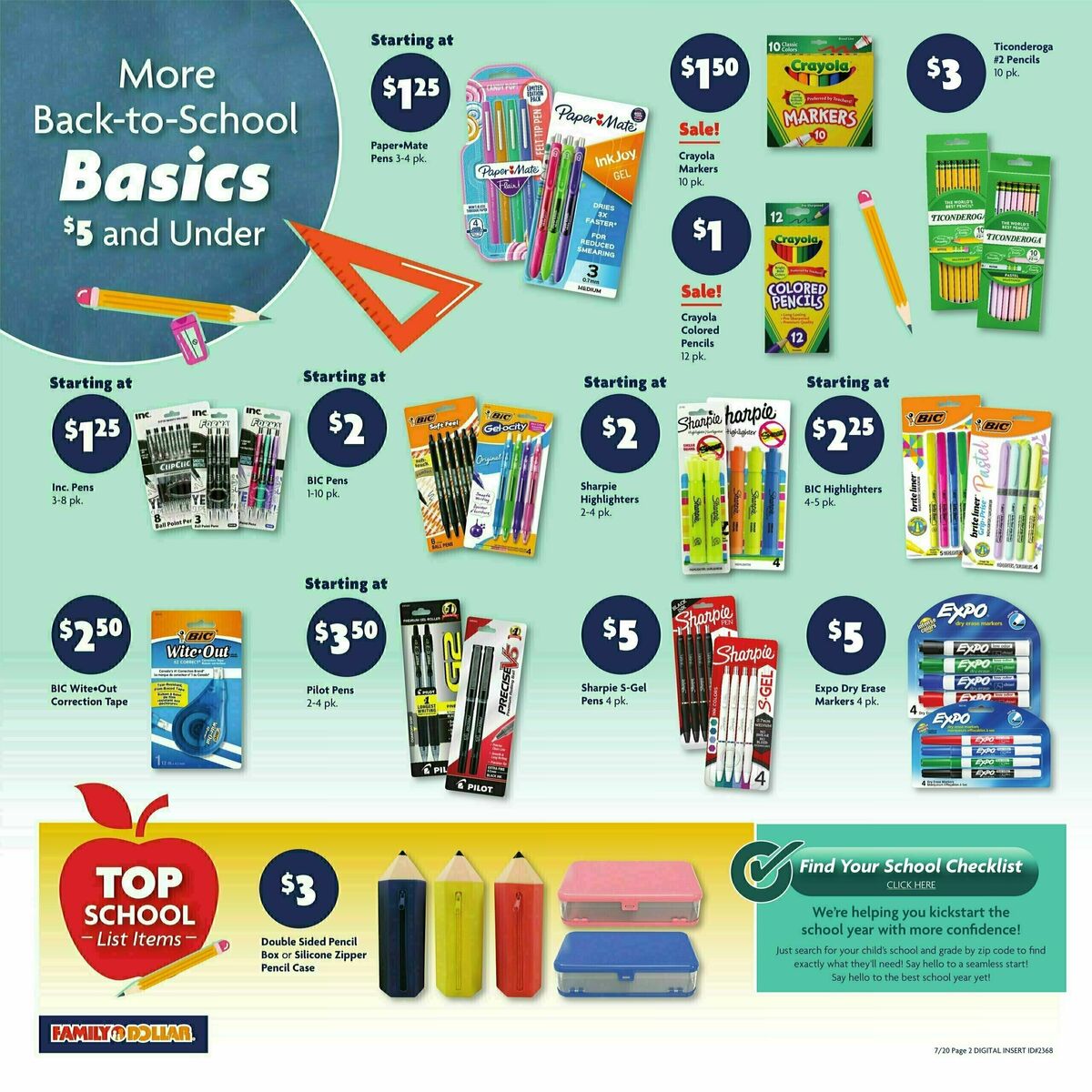 Family Dollar Weekly Ad from July 20