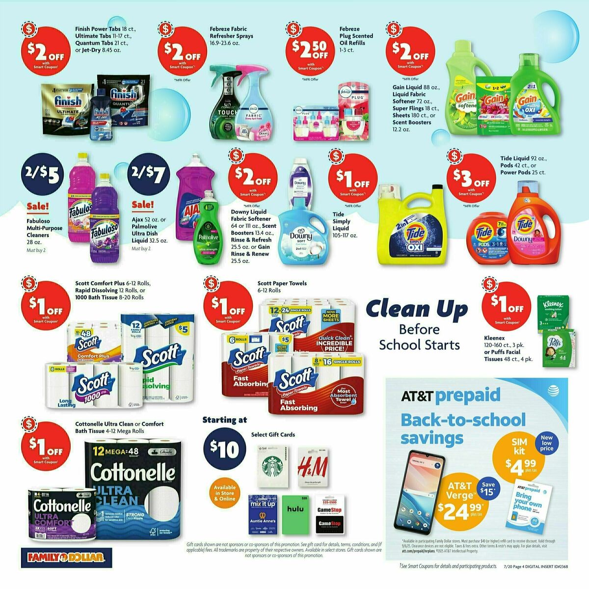 Family Dollar Weekly Ad from July 20