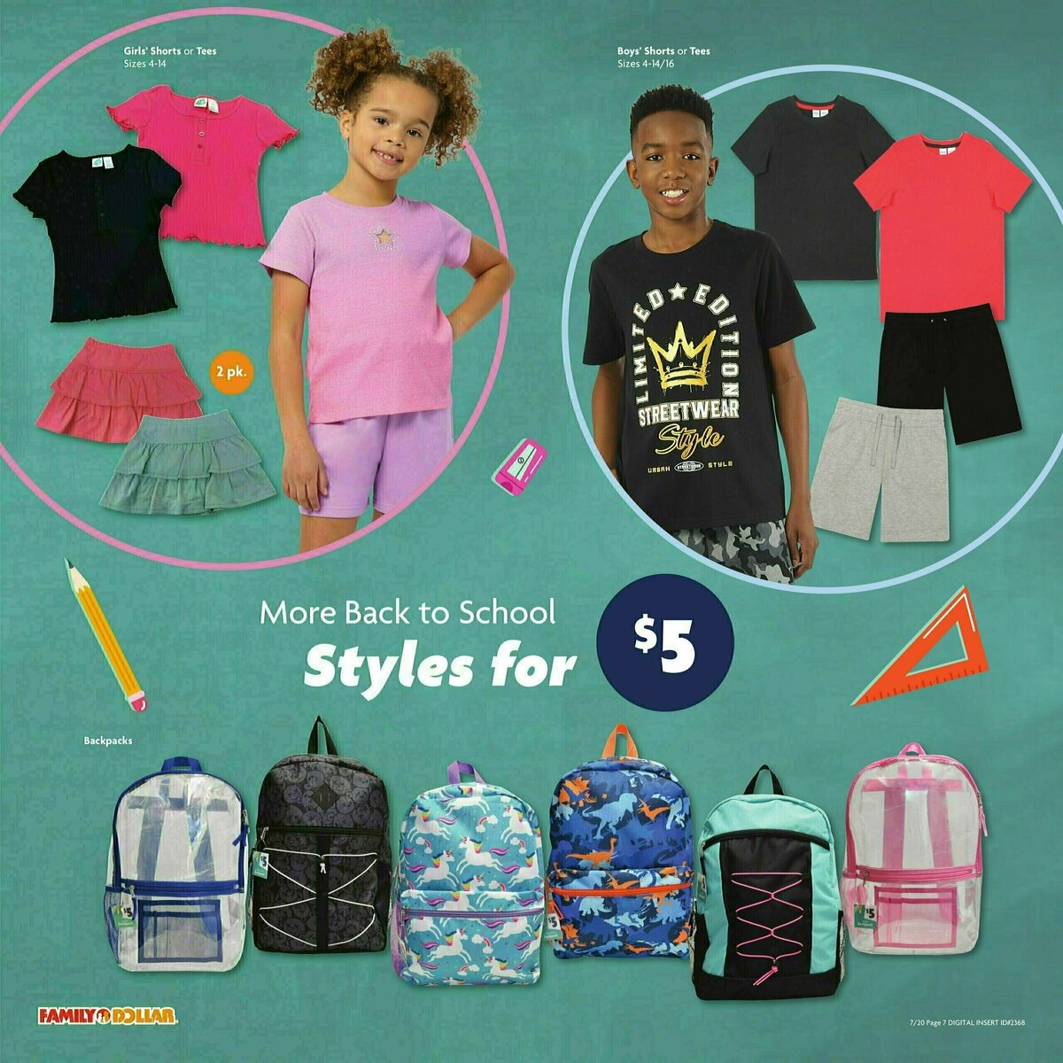 Family Dollar Weekly Ad from July 20