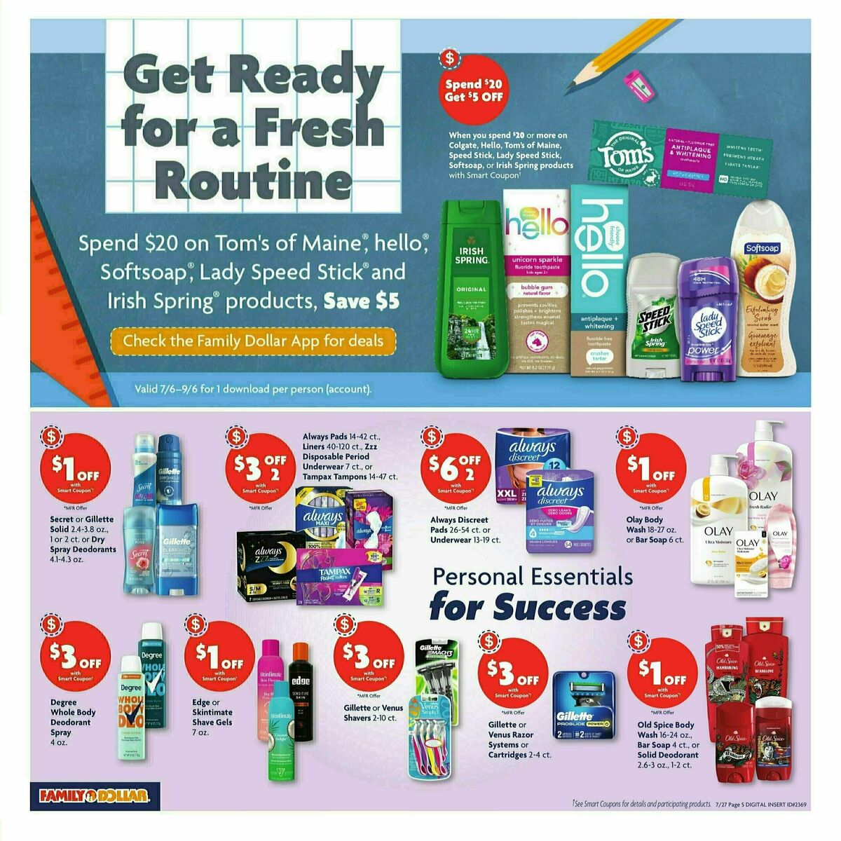 Family Dollar Weekly Ad from July 27