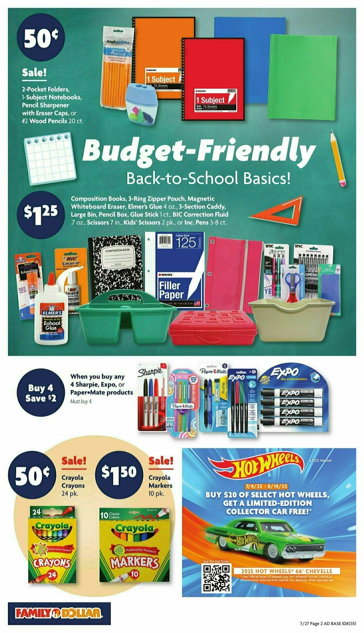 Family Dollar Weekly Ad from July 27