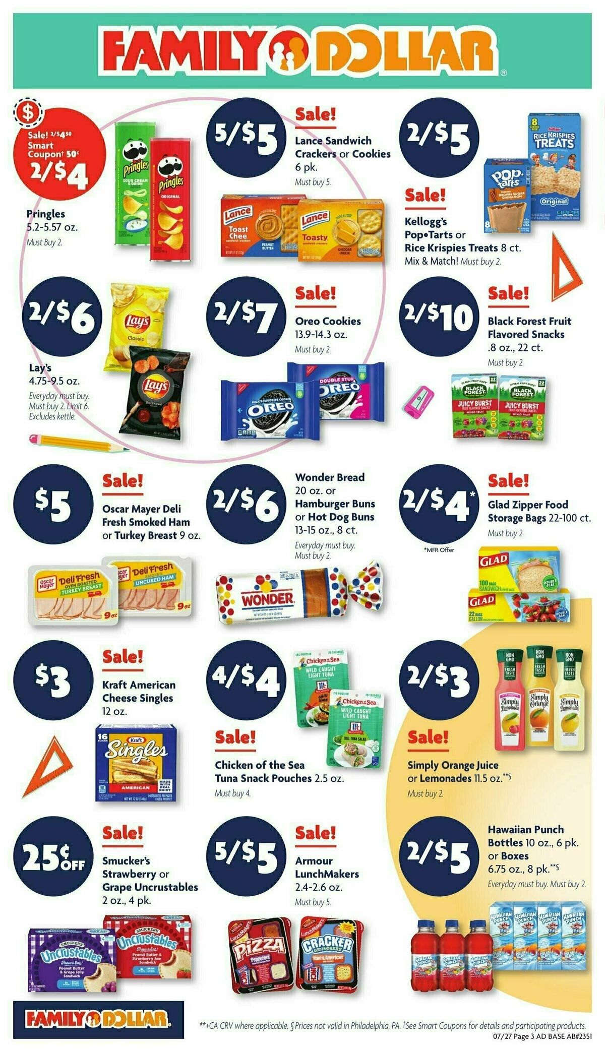 Family Dollar Weekly Ad from July 27