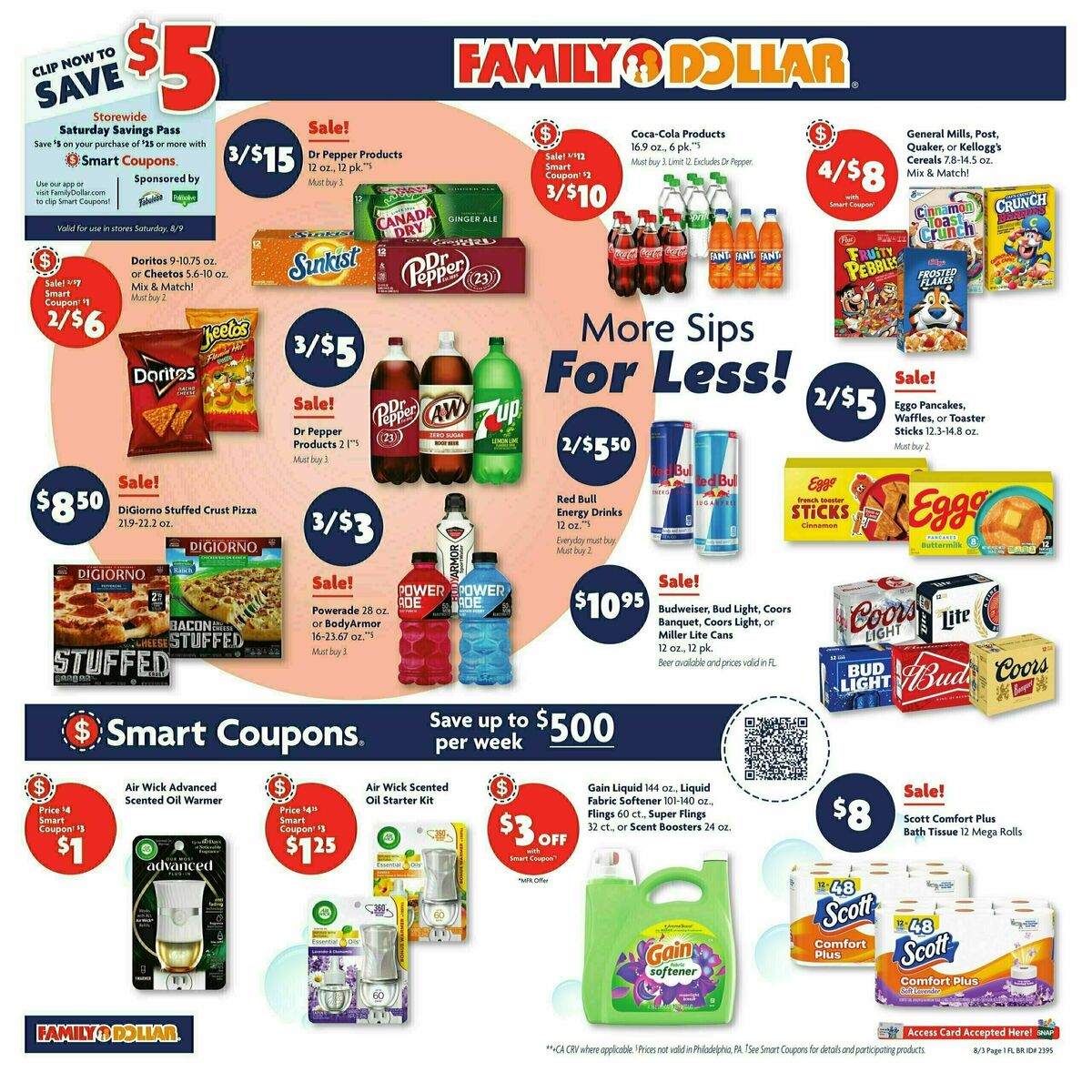 Family Dollar Weekly Ad from August 3