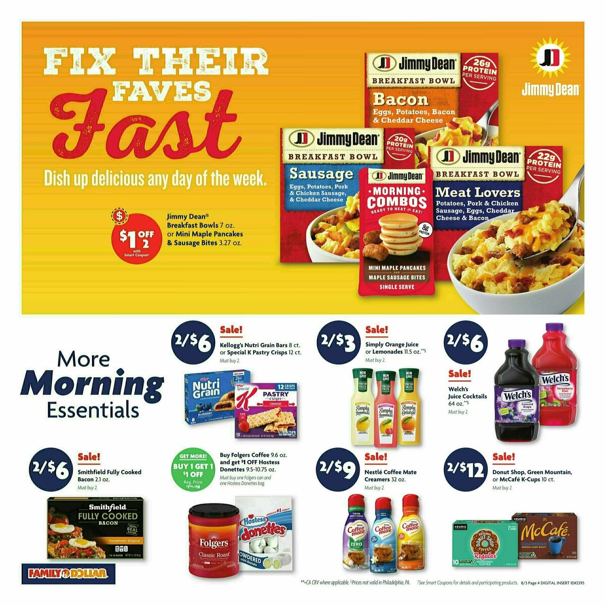 Family Dollar Weekly Ad from August 3