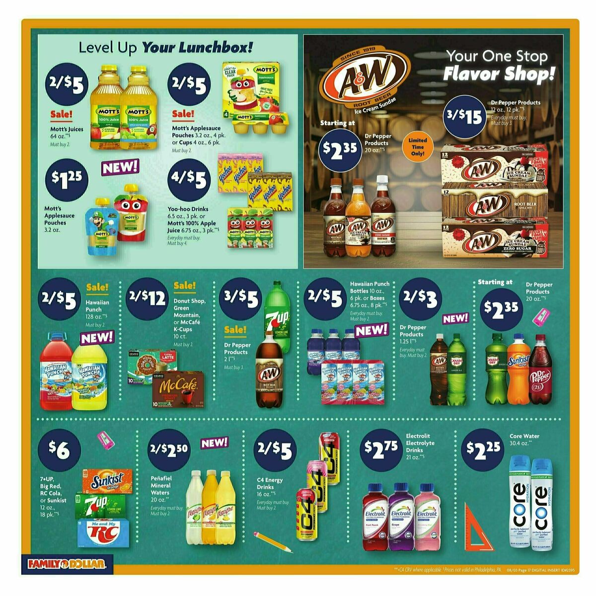 Family Dollar Weekly Ad from August 3
