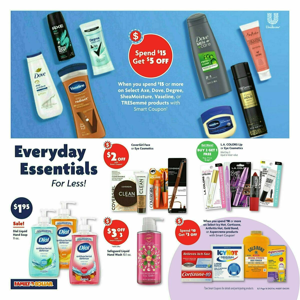 Family Dollar Weekly Ad from August 3