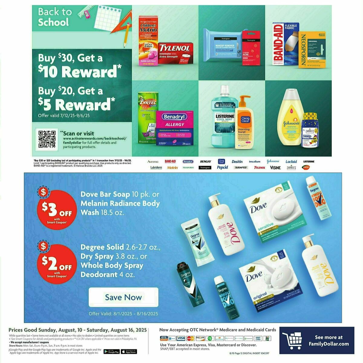 Family Dollar Weekly Ad from August 10