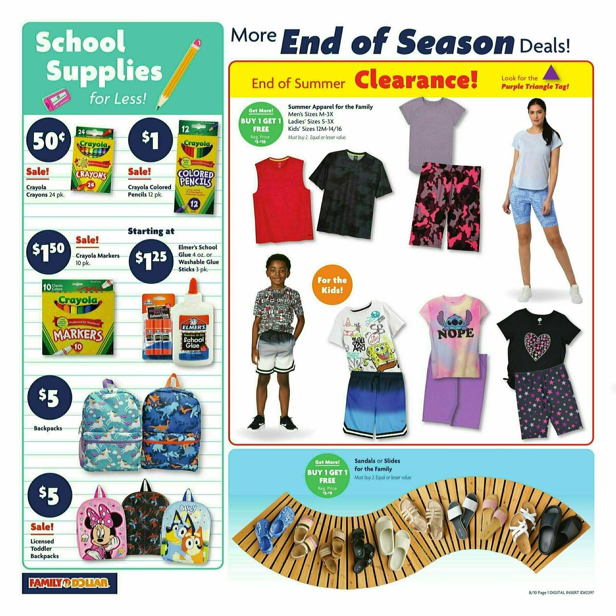 Family Dollar Weekly Ad from August 10