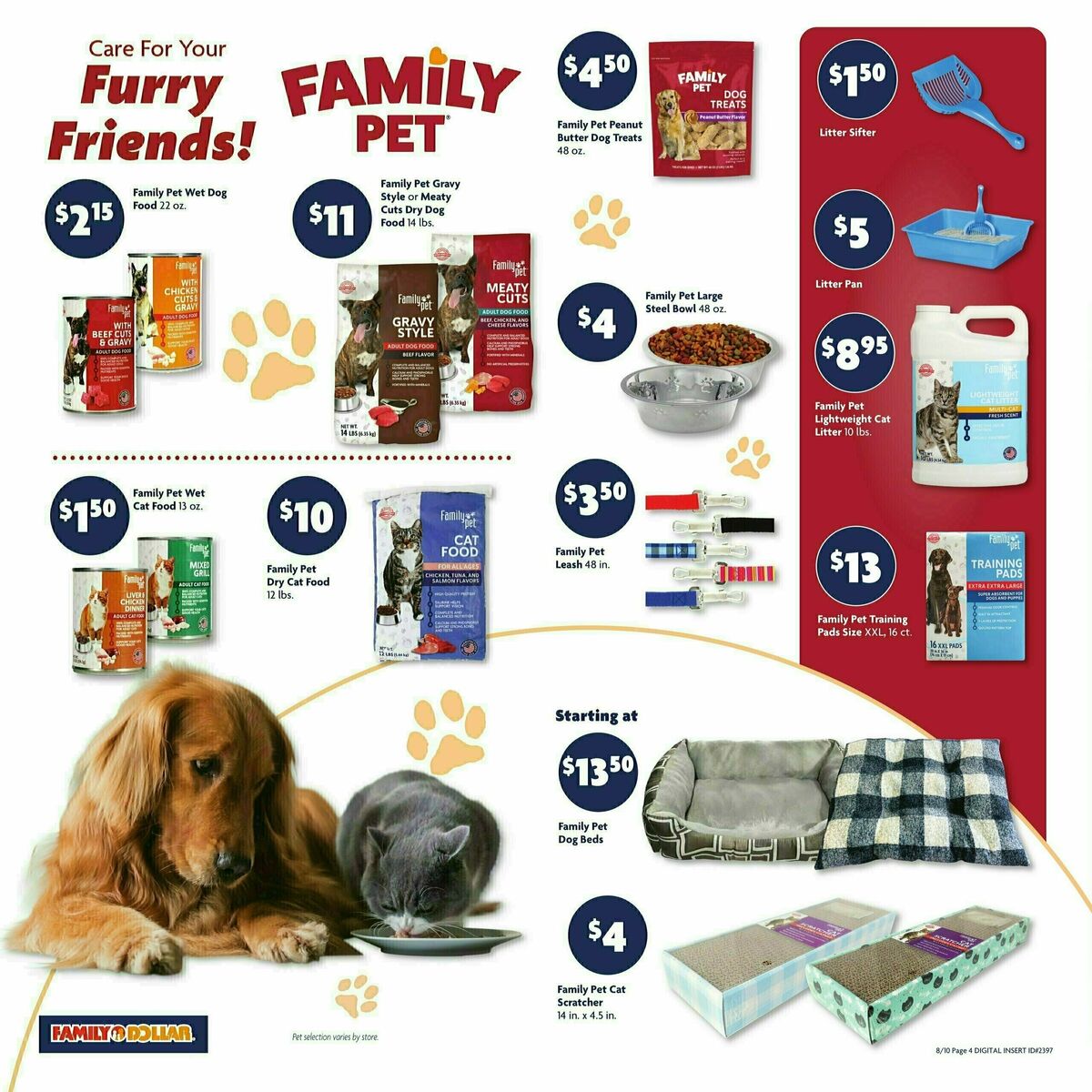 Family Dollar Weekly Ad from August 10