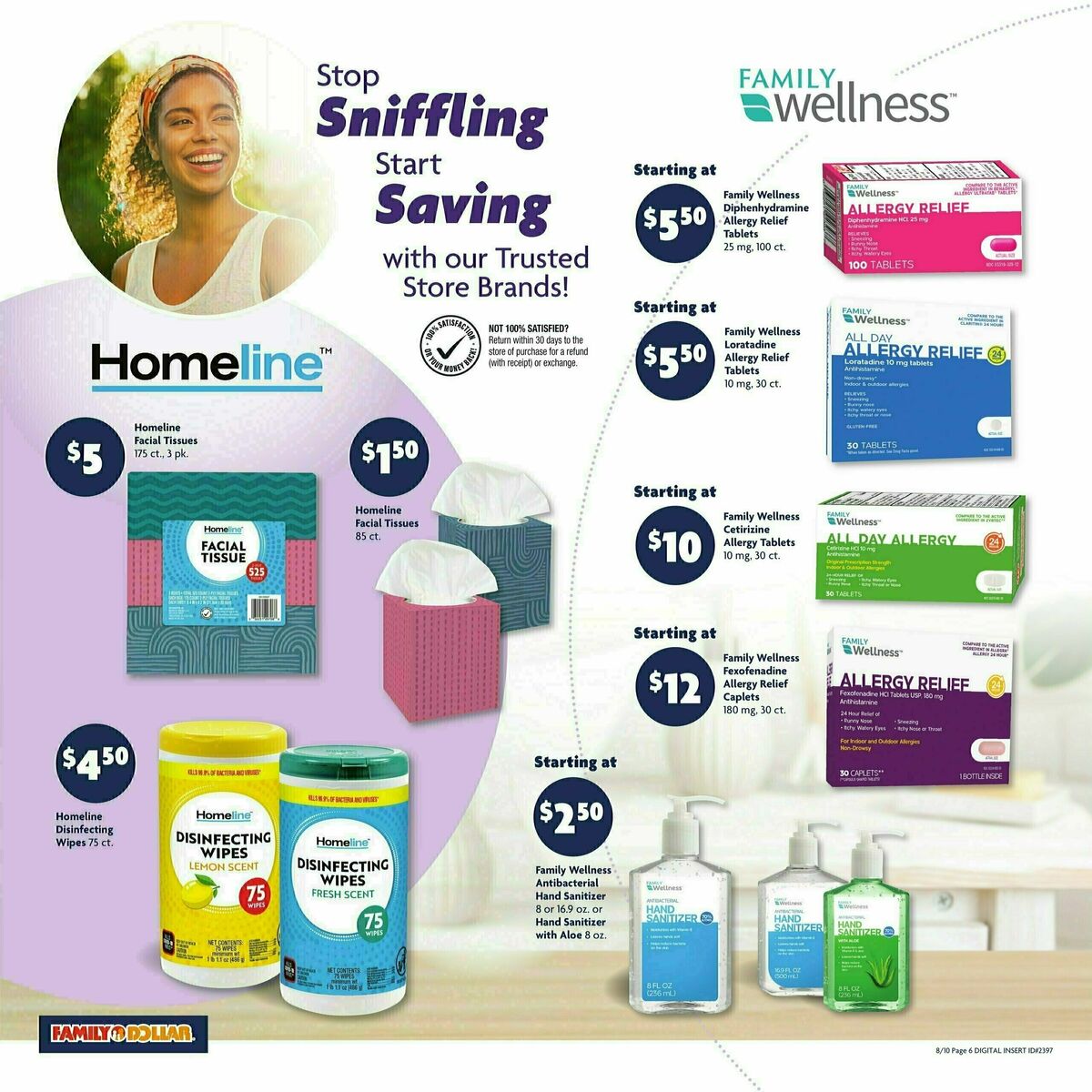 Family Dollar Weekly Ad from August 10
