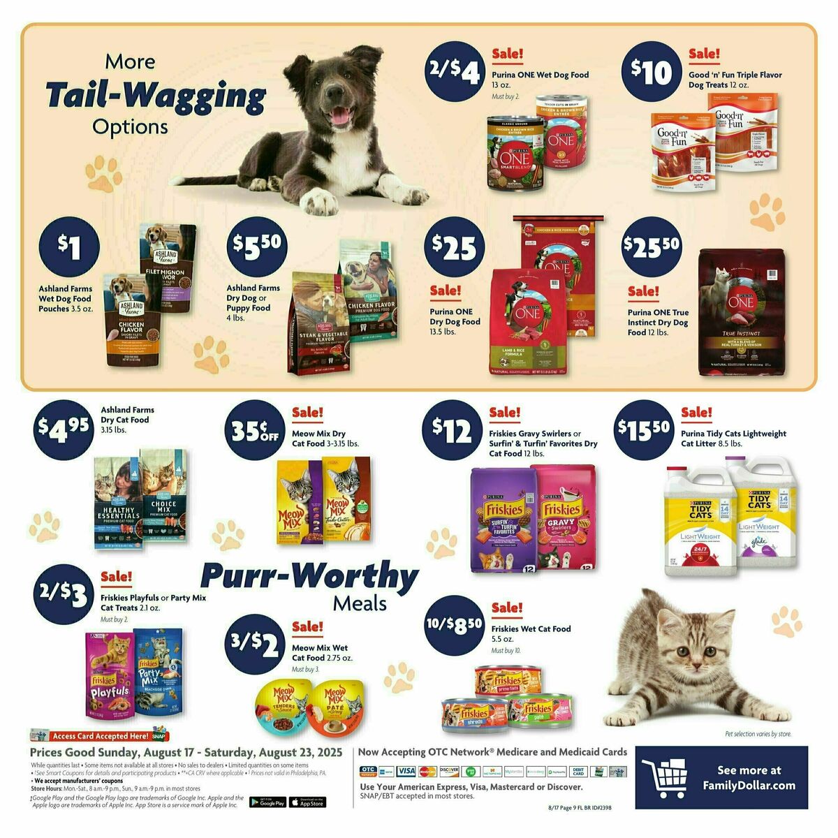 Family Dollar Weekly Ad from August 17