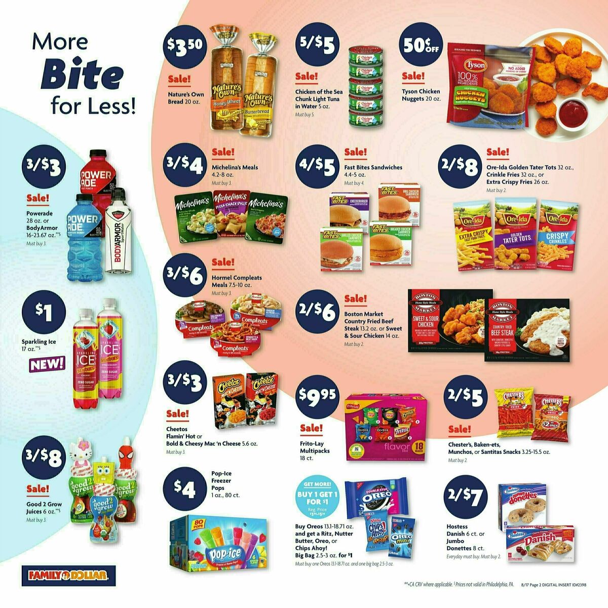 Family Dollar Weekly Ad from August 17